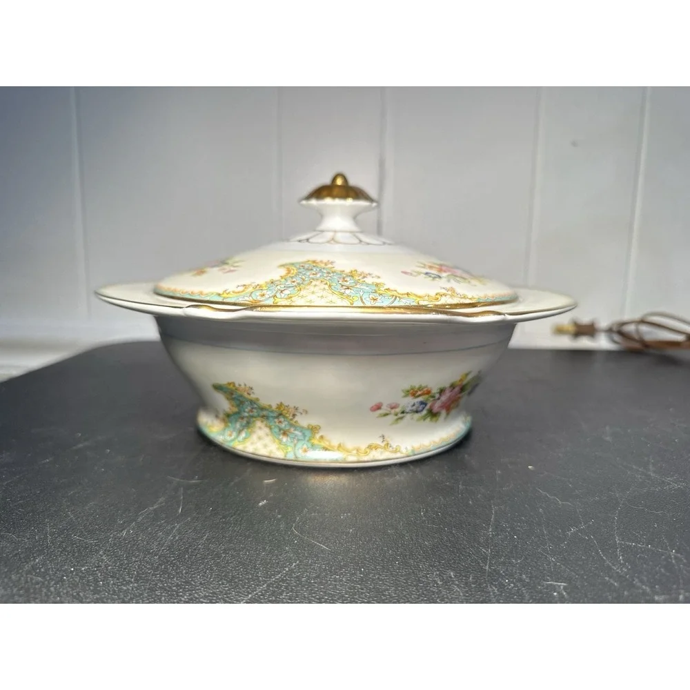 Vintage Noritake‎ Covered Vegetable Serving Bowl Tureen Dish